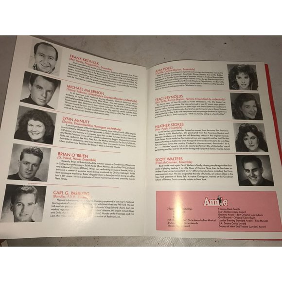 Vintage Program- National Touring Musicals Presents Annie - Picture 9 of 13